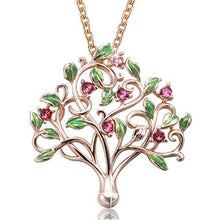 Load image into Gallery viewer, "Tree of Life" Family Pendant Necklace Birthstone,Crystal from Swarovski,Gifts for Valentine Birthday Wedding