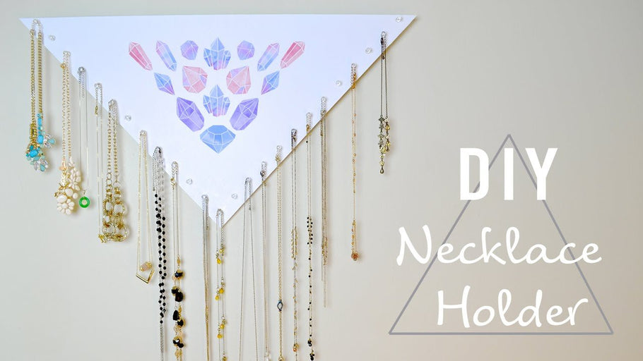 OPEN ME FOR MATERIAL LIST & MORE! :D All the necklace holders and DIY's out there were NOT cutting it for me! So I decided to create my own version that ...