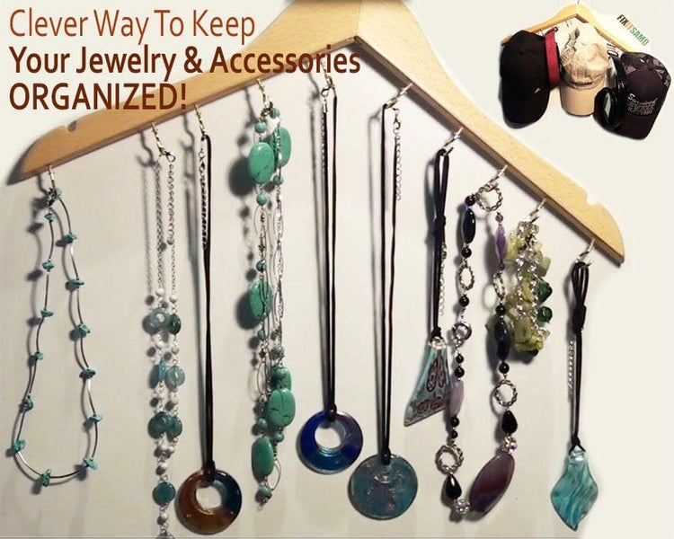 Why store all your pretty pieces away in a clunky jewelry box? Clever DIY Way To Keep Your Jewelry & Accessories Organized