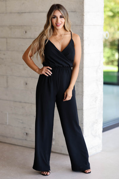 CBRAND Margaritas at Sunset Jumpsuit - Black