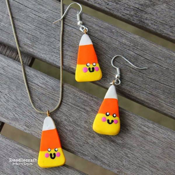 DIY – Kawaii Candy Corn Jewelry