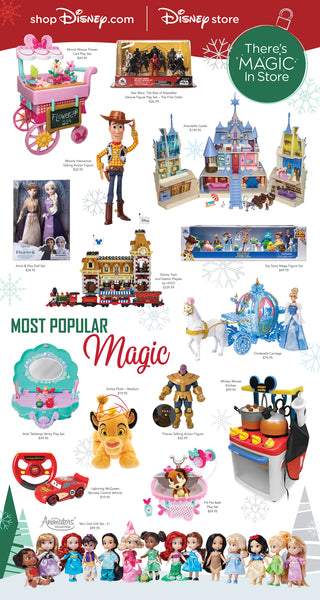 shopDisney.com and Disney Store Reveal the Top Holiday Toys for the 2019 Holiday Season