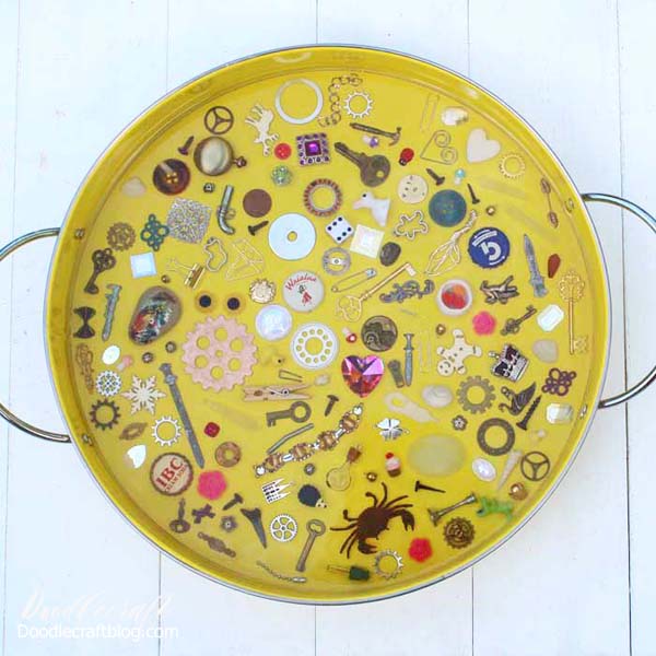 I Spy Game Resin Trinket Serving Tray DIY