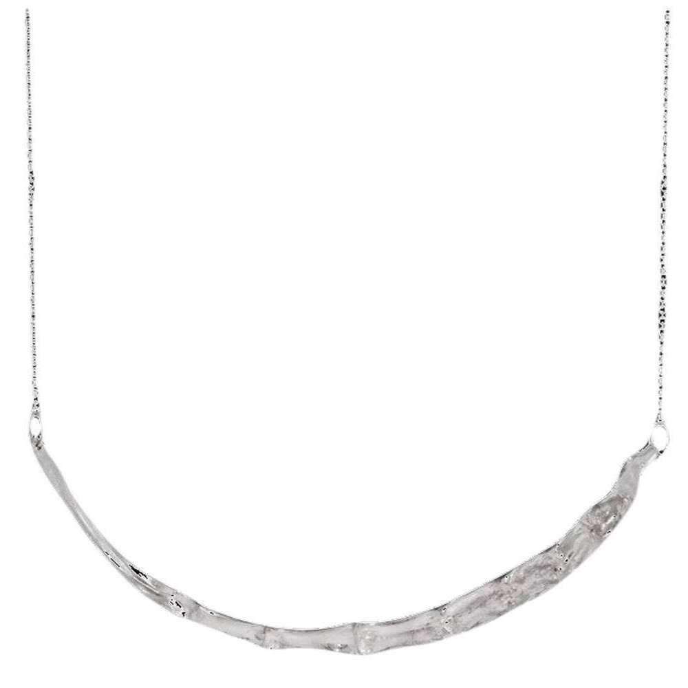 Aurum by Gudbjorg Cygnus Round Necklace - Silver