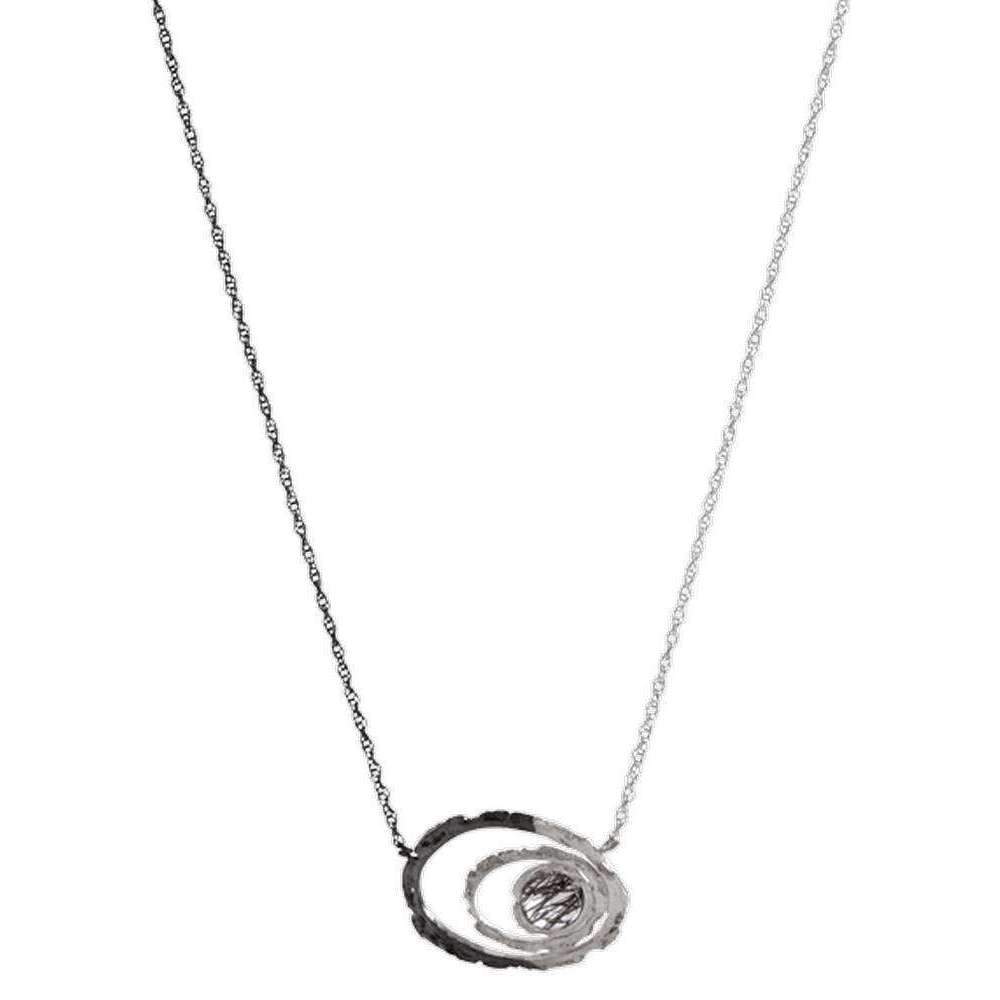 Aurum by Gudbjorg Nanook Eye Necklace - Silver