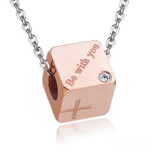 Load image into Gallery viewer, 1 Pair Stainless Steel Lover Couple Necklace Sweet Jewelry