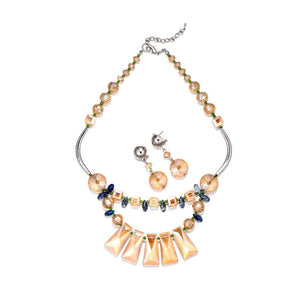 Luxe Swiss Crystals Necklace Set