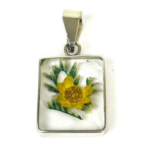 Nahua Flower Necklace Pendant - Mexico