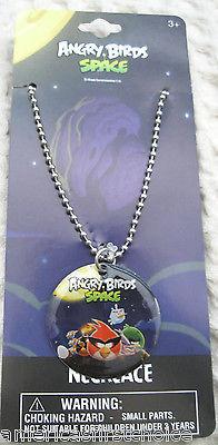 Rovio Kids  Angry Birds Space Dog Tag Necklace Birthday PARTY FAVORS-NEW