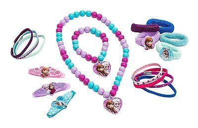 Frozen Jewelry+Hair Accessory Set-hair clips,terries,elastics,bracelets,necklace