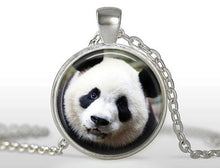 Load image into Gallery viewer, 2017 New Limited Classic Women Animal Maxi Necklaces Collier Panda Bear Necklace Pendant Jewelry Glass Dome Pendants HZ1