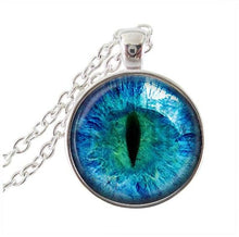 Load image into Gallery viewer, 2017 New Sale Limited Collier Collares Dragon Eye Pendant Necklace Jewelry Lotr Statement Necklaces For Glass Dome Evil HZ1