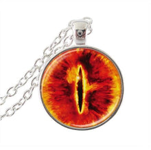 Load image into Gallery viewer, 2017 New Sale Limited Collier Collares Dragon Eye Pendant Necklace Jewelry Lotr Statement Necklaces For Glass Dome Evil HZ1