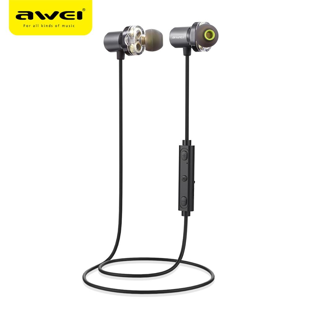 Awei X650BL Magnet Attraction Bluetooth 4.1 Sports Headphone