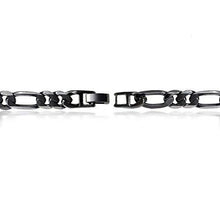 Load image into Gallery viewer, Black Tone 4.2Mm Cuban Chain Link Necklace, 18 Inches