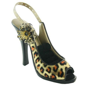 Metallic Leopard Shoe RingEarring Jewelry Holder Gold