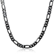 Load image into Gallery viewer, Black Tone 4.2Mm Cuban Chain Link Necklace, 18 Inches