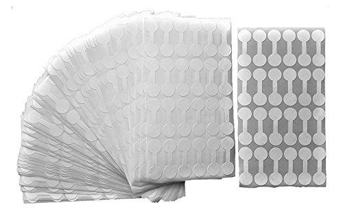 1000 Pieces Jewelry Repair, Price And Indentification Tags/Tyvek Self Adhesive Rectangle/Dumbbell/Barbell Jewelry Price Tags (Short - 35 X 12Mm, White)