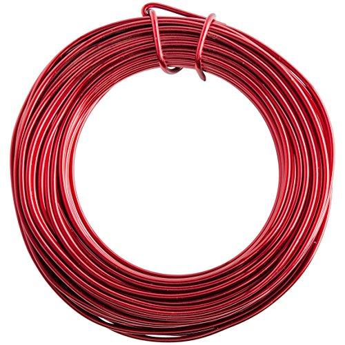 12 Gauge Red Enameled Aluminum Wire - 40Ft