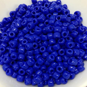 Blue Opaque Lustre 6/0 (739) Qty: 10 grams **