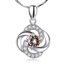 Load image into Gallery viewer, ANCREU 925 Sterling Silver Pendant Necklace Designed for Women