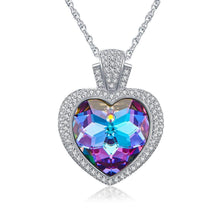 Load image into Gallery viewer, ANCREU Angel Wing Necklaces for Women Love Heart Pendant Necklace Gifts for Women Girls