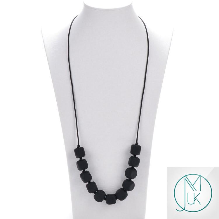 Black Dice Teething Necklace