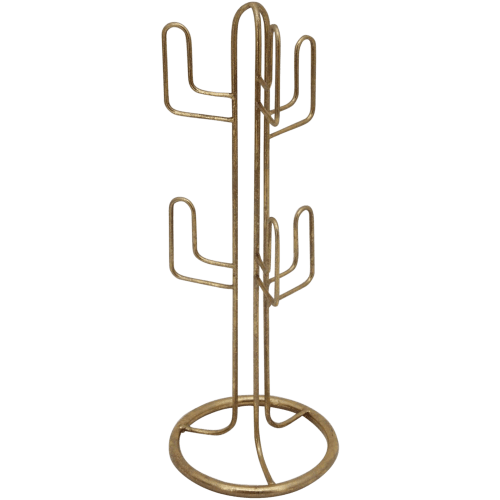 Urban Cactus Gold Jewellery Stand 40cm