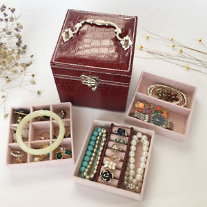 European Small Portable Jewelry Box
