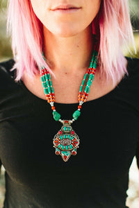 The Joy of Enlightenment Turquoise Necklace