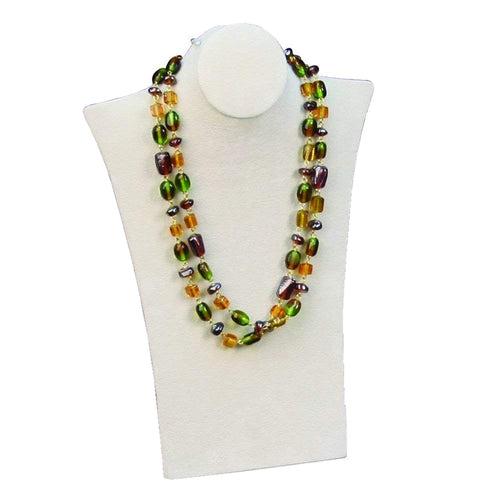 #CD-6721Q Suede Necklace Easel Display