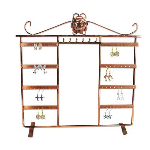 #COP113 Metal Wire Earring and Necklace Display Stand