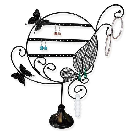 #COP3112 Butterfly Shaped Metal Wire Earring Display