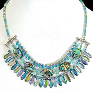 Gaia: Iridescent Shell Necklace