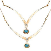 Load image into Gallery viewer, 14kt Gold Gemstone Kauai Necklace