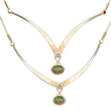 Load image into Gallery viewer, 14kt Gold Gemstone Kauai Necklace