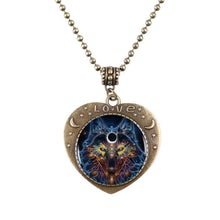 Load image into Gallery viewer, Cool Wolf Necklace With Bead Chain