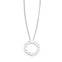 Load image into Gallery viewer, Love Goes Round Circle Necklace (2 options)