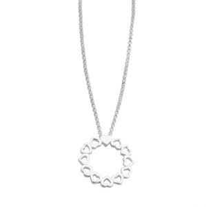 Love Goes Round Circle Necklace (2 options)