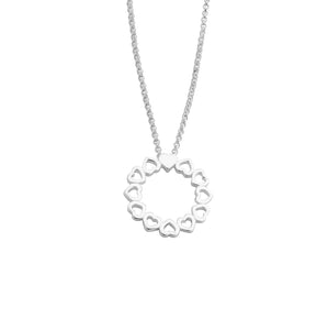 Love Goes Round Circle Necklace (2 options)