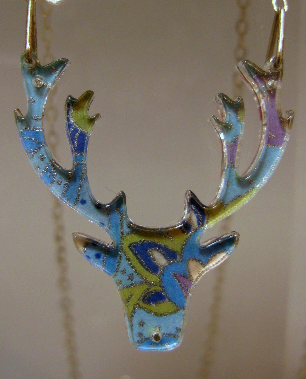 Stag Design Reversible Necklace