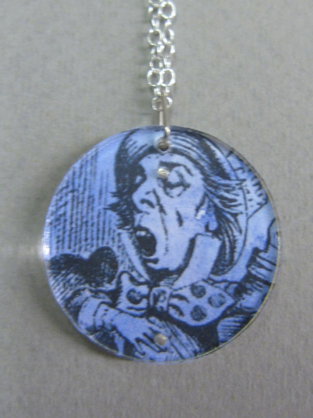 The Mad Hatter Design Reversible Necklace