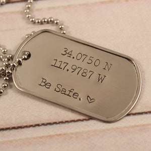 Personalized, Dog Tag Necklace / keychain