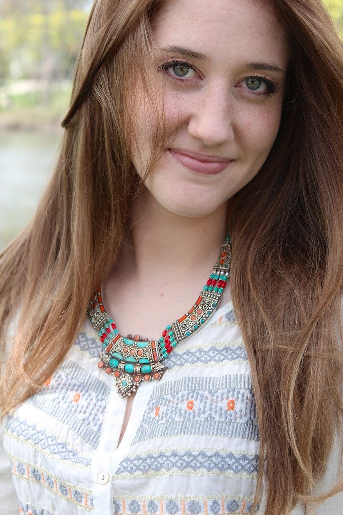 One of a Kind Turquoise and Sherpa Coral Karma Necklace