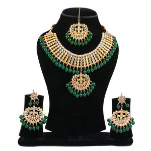 Kundan Green Choker Necklace