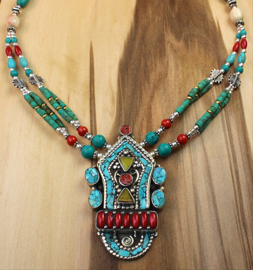 Tibetan Prosperity Traditional Necklace
