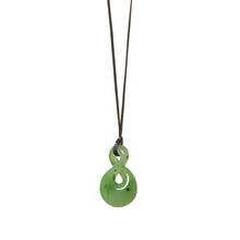 Load image into Gallery viewer, Canadian Jade  Small Single Infinity Necklace