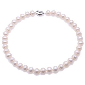 11.5-12.5MM Round Pearl Necklace