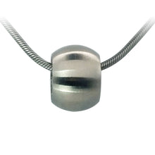 Load image into Gallery viewer, BTiff Signity Star Brighter thn Diamond Tension Set Internal Pave Barrel Pendant