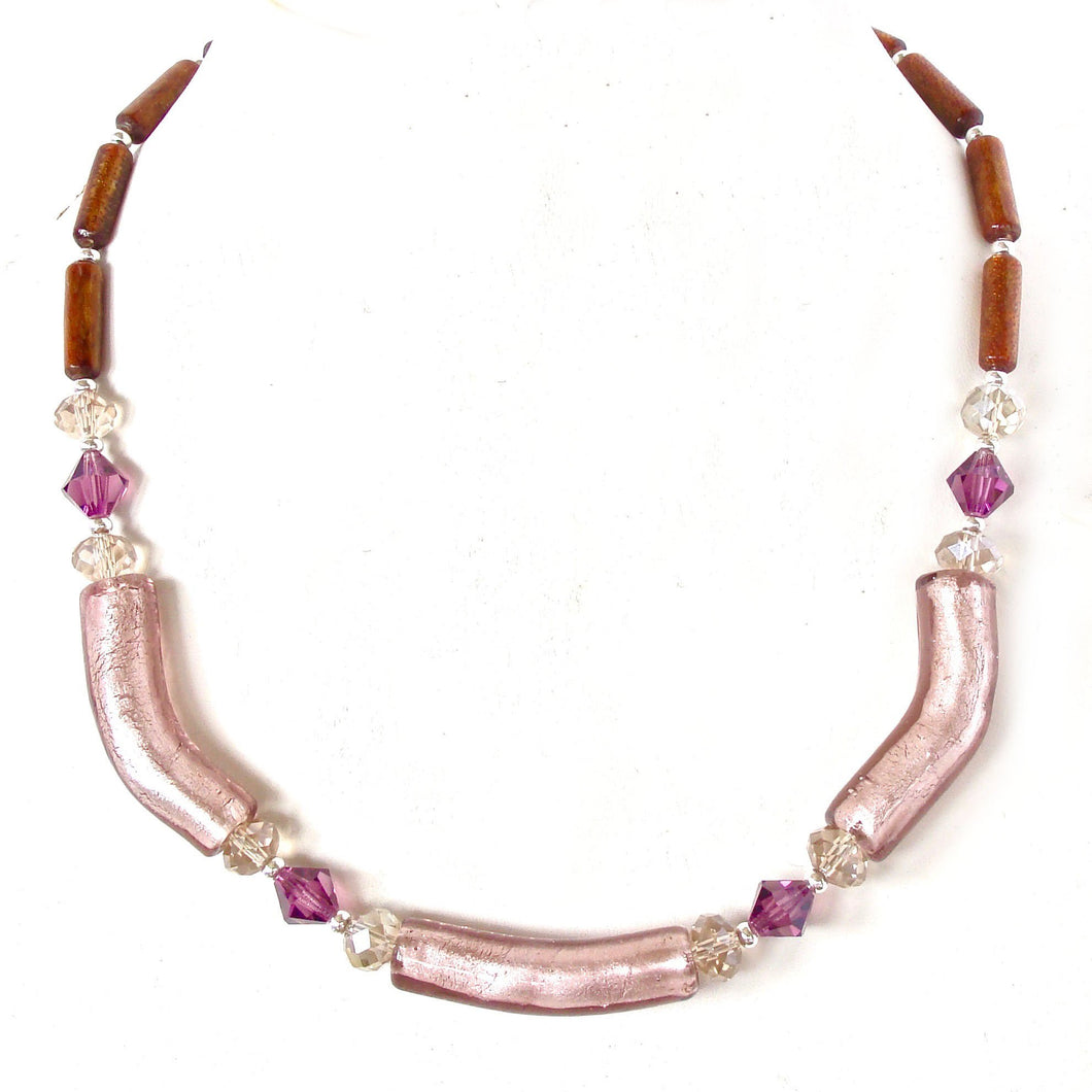 Simone: Purple Collar Necklace